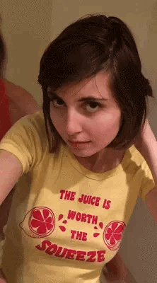 Gif - Buddy Pulls Up Her T-shirt And Boots Those Boobs!