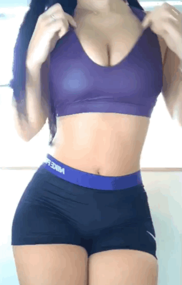 Gif - Shes Truly Aroused To Go Jogging With You!