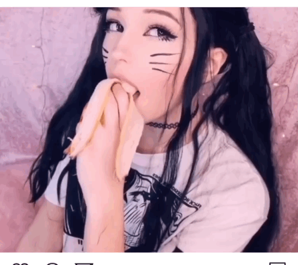 Gif - Hottest Damn Belle Delphine Clamp. She Can Lick Fairly A Bit