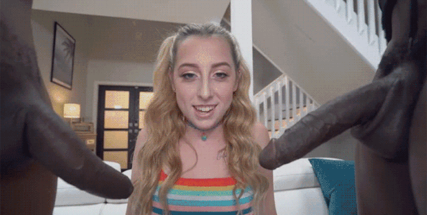 Gif - Nice Tiny Milky Teenager About To Get The Nail Of Her Life....