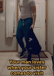 Gif - She Welcomes Him Before You Even Know Hes Home From Work