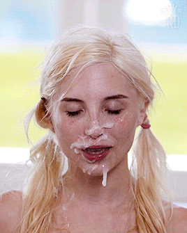 Gif - Piper Perri With Jizz Falling From Her Face
