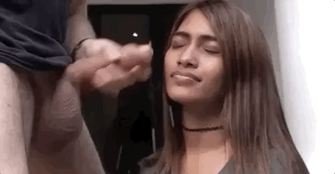 Gif - Nice Indian Getting Sloppy Facial Cumshot