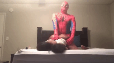 Gif - Spiderman Eventually Gettin Some Butt