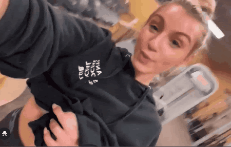 Gif - Displaying Her Butt
