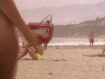 Gif - Spin Budge On The Beach