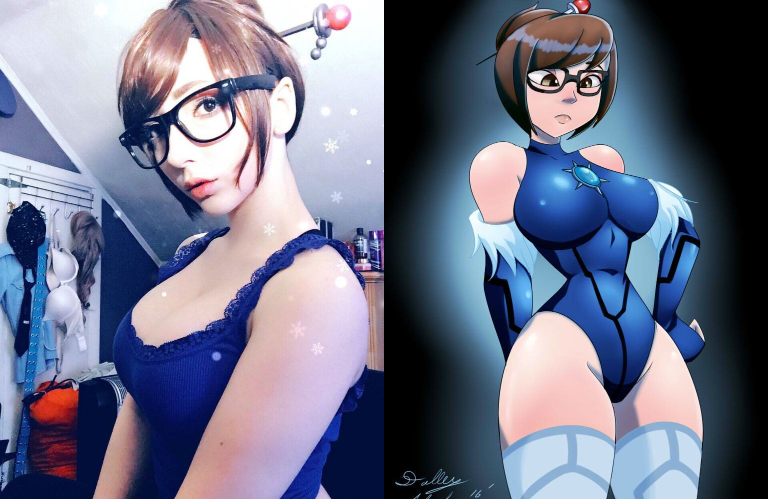 Overwatch mei costume have fun stunner