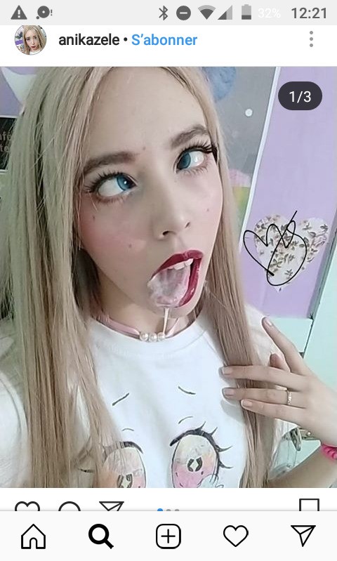 cute ahegao face