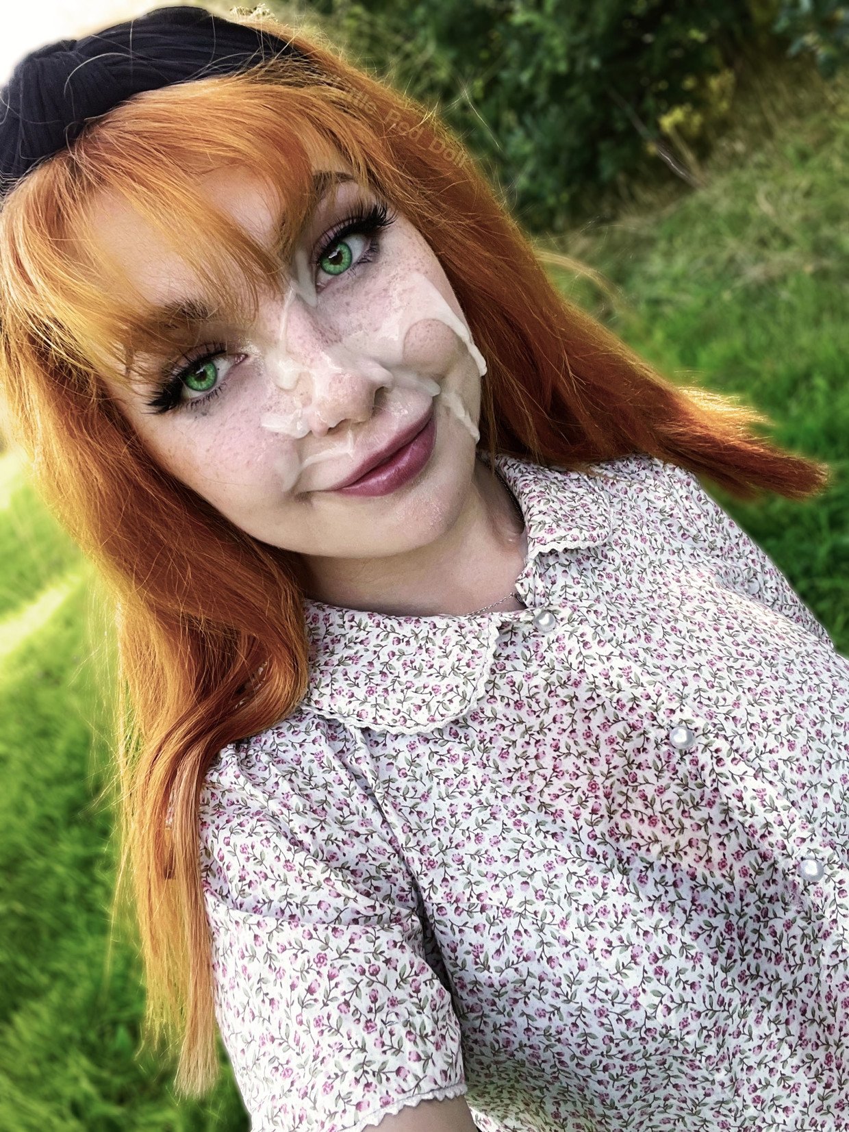 handsome ginger-haired facial cumshot