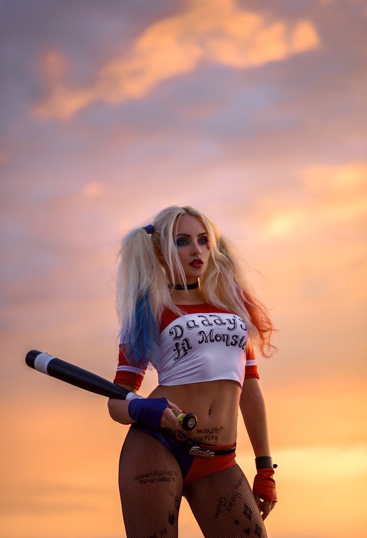 Russian harley quinn costume have fun